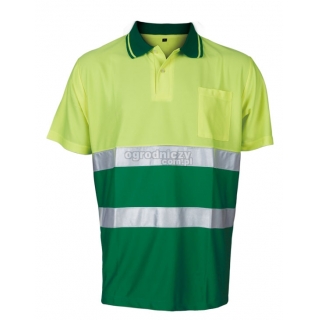 BETA Koszulka polo ostrzegawcza o intensywnej widzialnoci, Kolor: to Zielony, Rozmiar: XL