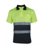 BETA Koszulka polo ostrzegawcza o intensywnej widzialnoci, Kolor: to-Granatowy, Rozmiar: XL