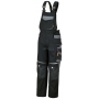 BETA Spodnie robocze na szelkach czarno szare model 7823, Rozmiar: L