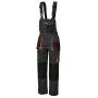 BETA Spodnie robocze na szelkach ze wstawkami Oxford szare model 7903E Seria EASY, Rozmiar: M